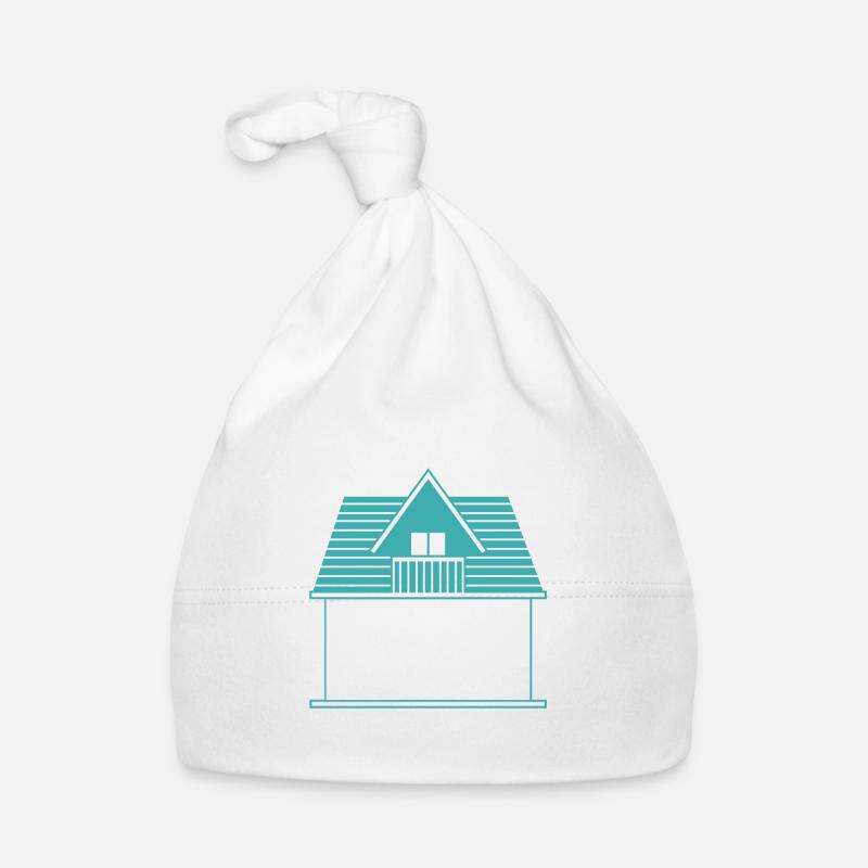 Avez-vous besoin d’une maison à vendre que j’achète - Bonnet bio Bébé - blanc