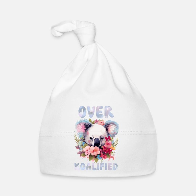 About Koalified Koala Bear Lover Birthday Organic Baby Cap