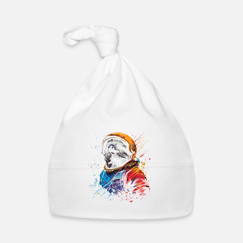 Sloth Astronaut - A Space Trip In Organic Baby Cap
