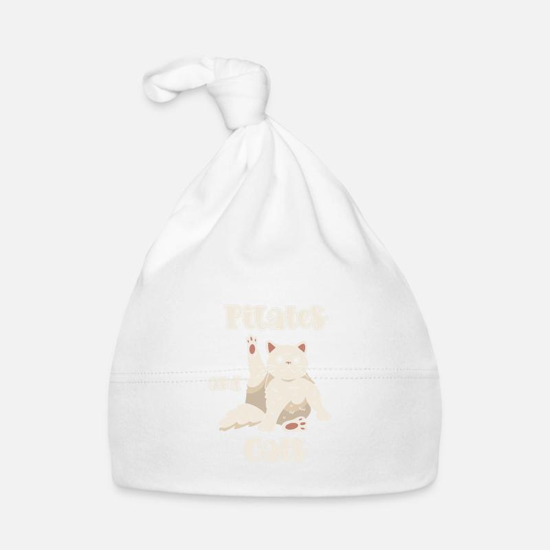 Motif de relaxation Pilates et chats Bonnet bio Bébé