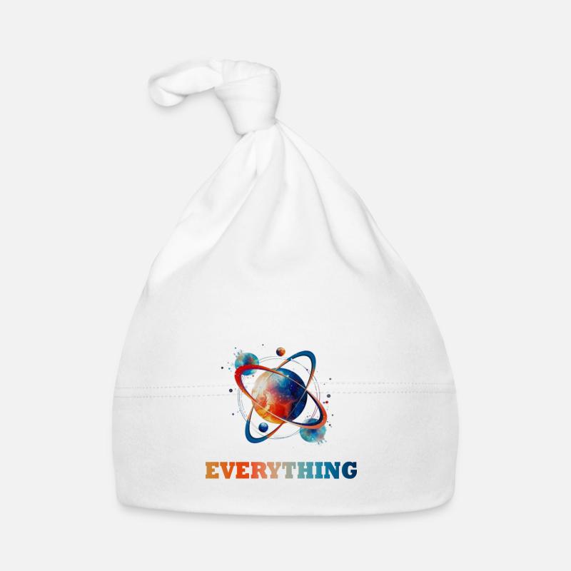 Never trust an atom - they invent everything Organic Baby Cap