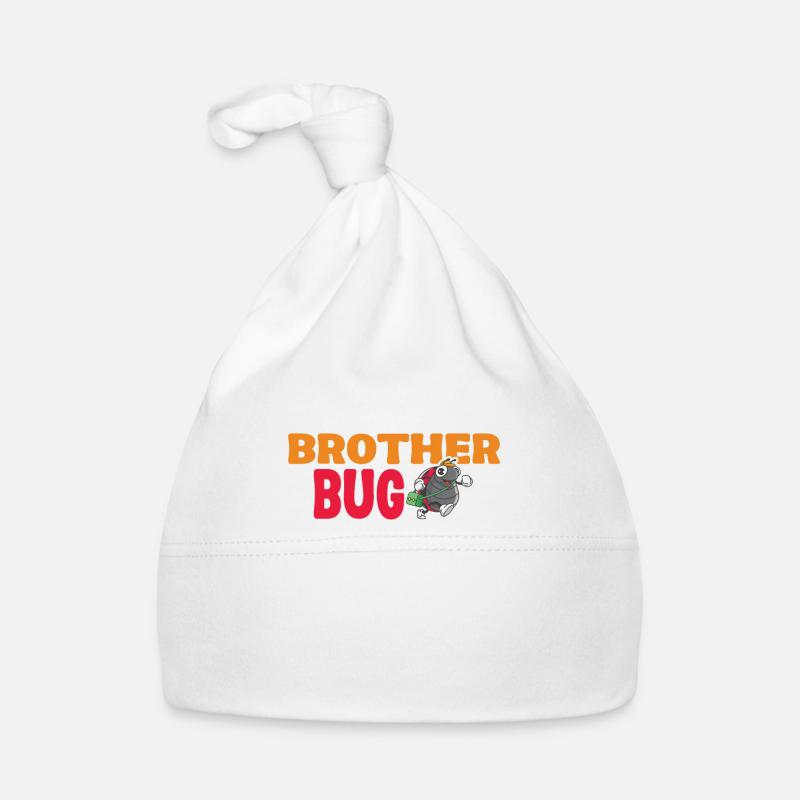 Brother Bug Fun Insect Motif for Brothers Organic Baby Cap