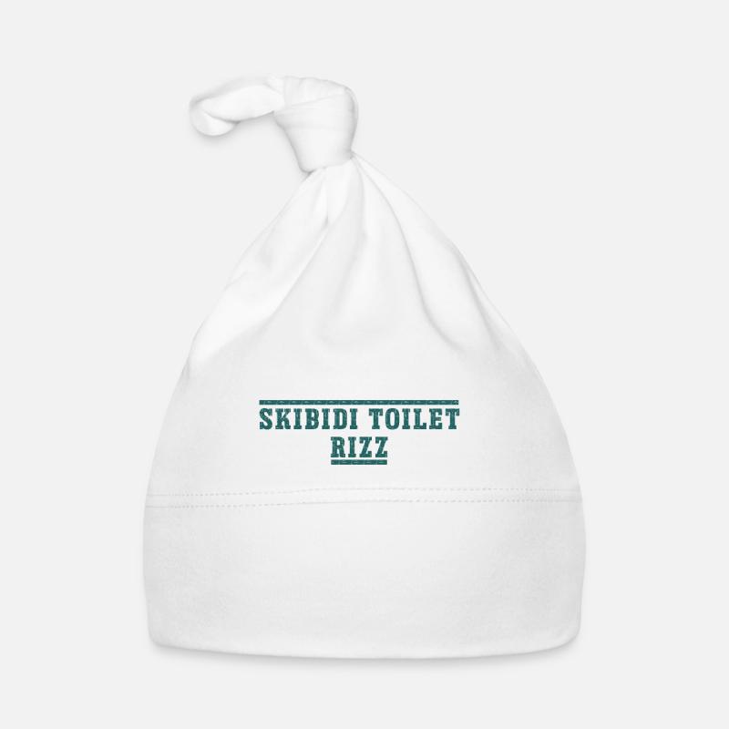 Skibidi Toilet Rizz - Humorous statement for Organic Baby Cap