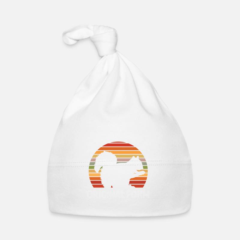 Le TDAH dans sa forme originale Créatif - Bonnet bio Bébé - blanc