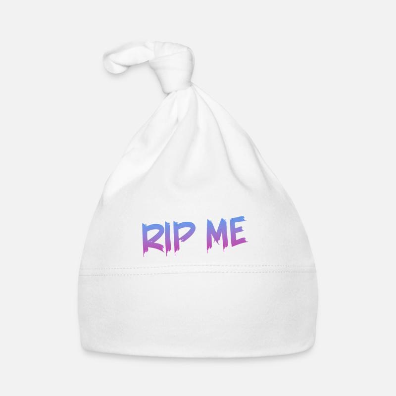 RIP ME OUT THE PLASTIC: Expressive message Organic Baby Cap
