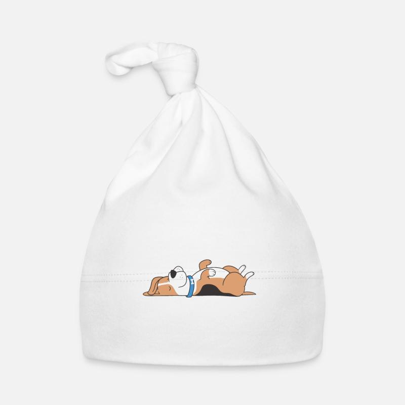 Je ne peux tout simplement pas t'entendre motif de chien Bonnet bio Bébé