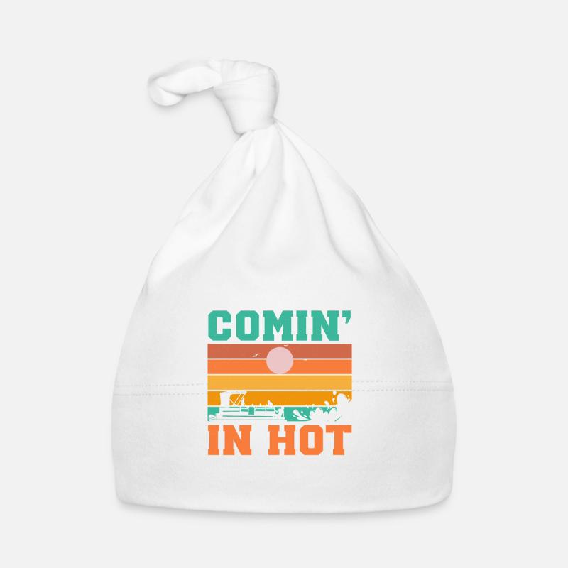 Comin' In Hot Sommer Boot Abenteuer Spaß Baby Bio-Mütze