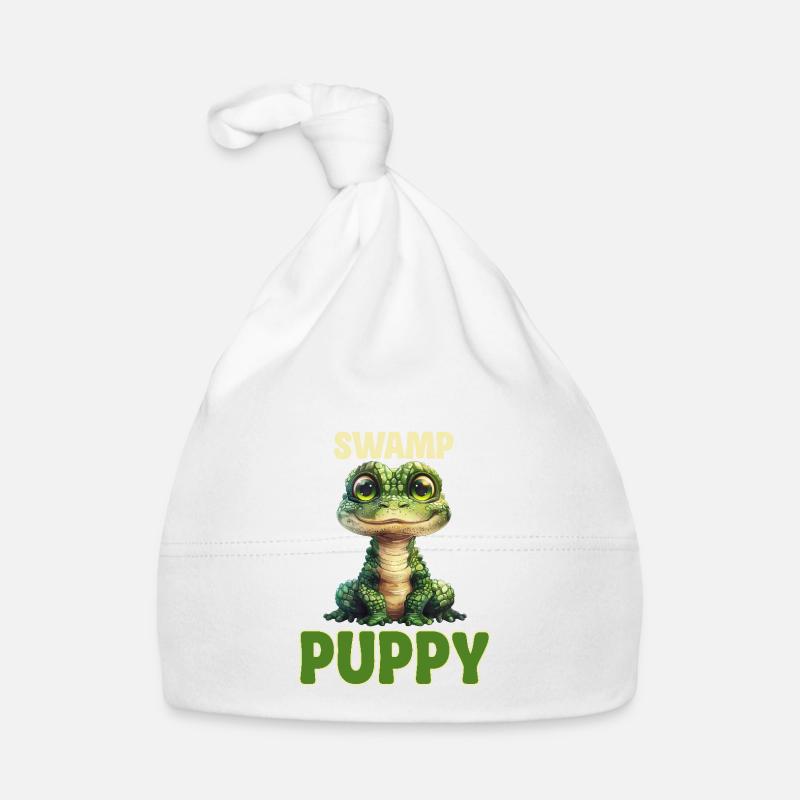 Mignon chiot des marais bébé crocodile dessin animé Bonnet bio Bébé