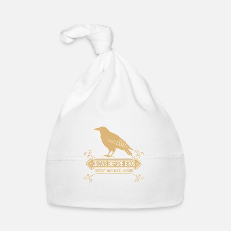 Crows Before Bros Support Your Local Murder Baby Bio-Mütze