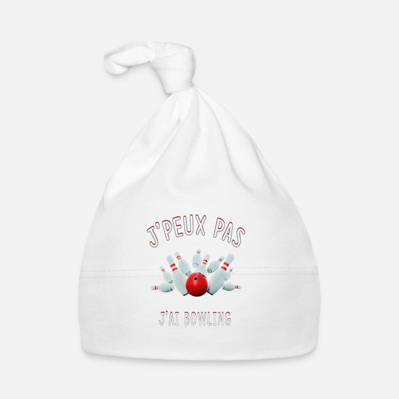 J'PEUX PAS J'AI BOWLING Bonnet bio Bébé