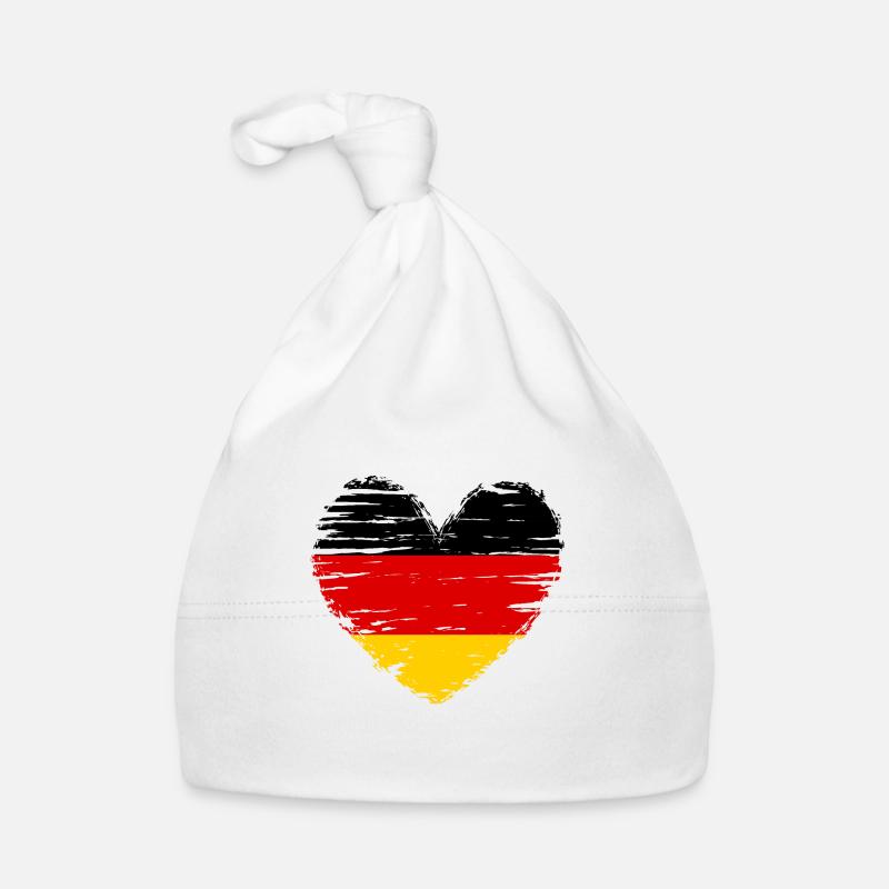 Drapeau drapeau drapeau de l’Allemagne Bonnet bio Bébé