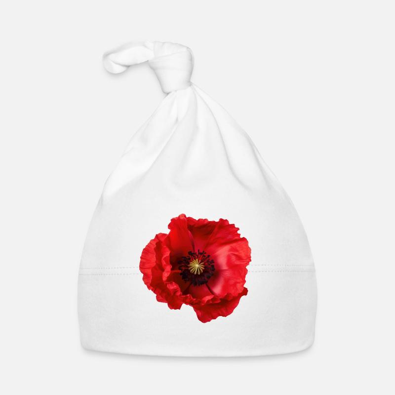 Corn poppy Organic Baby Cap