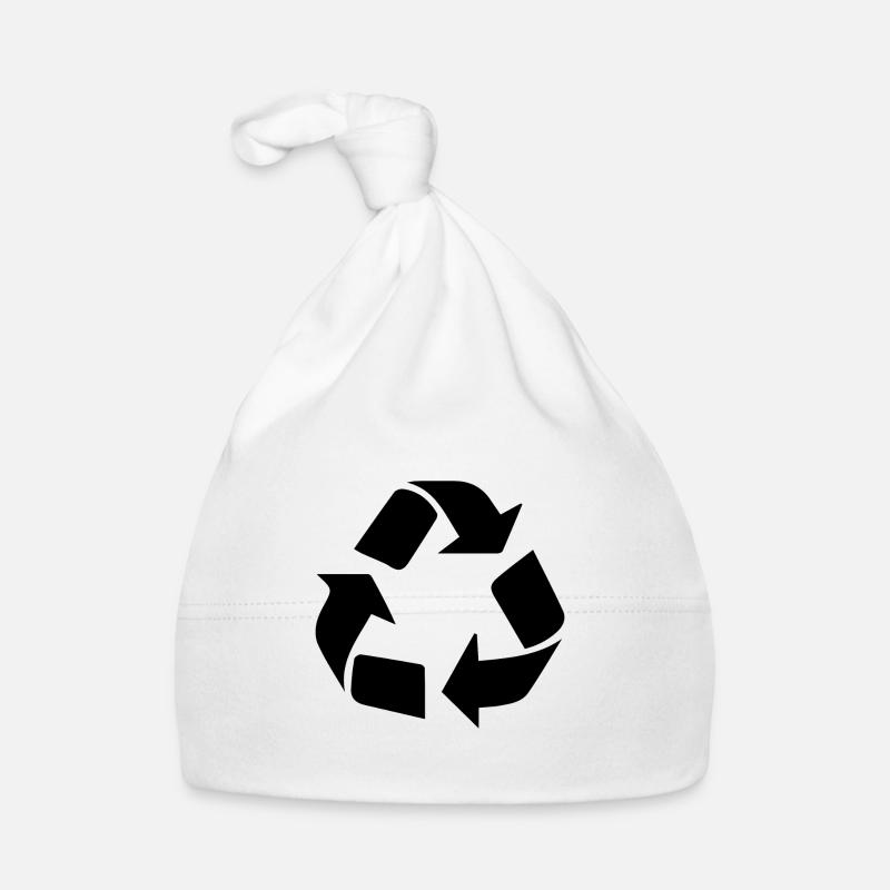 Recycling Symbol Baby Bio-Mütze