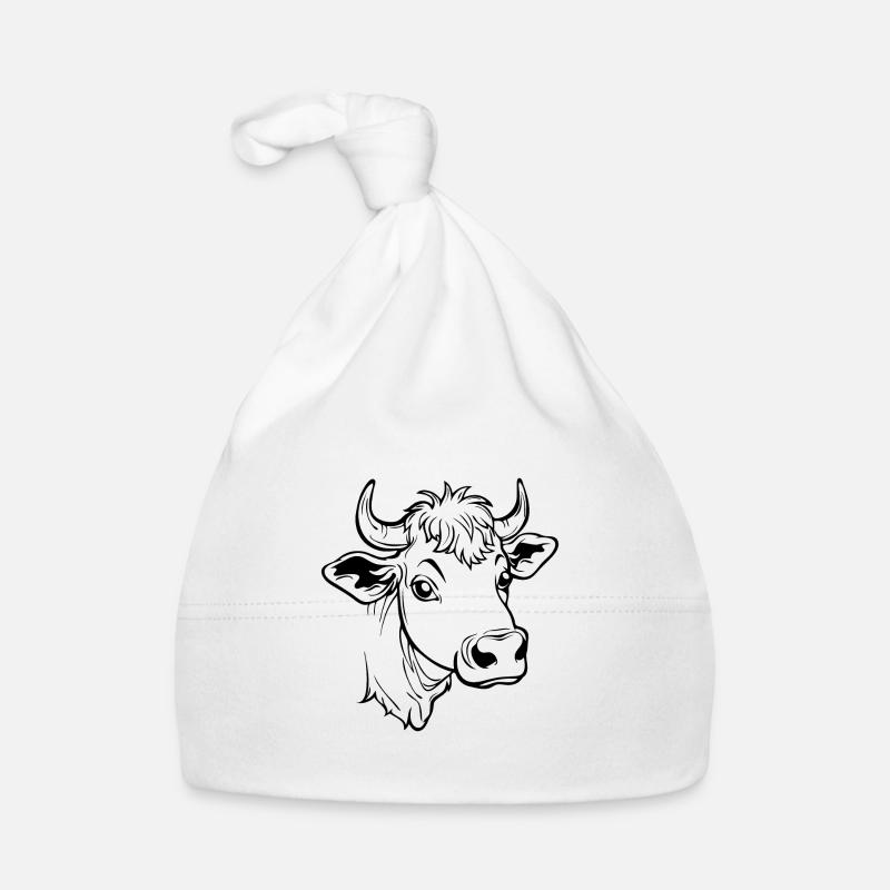 Vache Vaches Bonnet bio Bébé