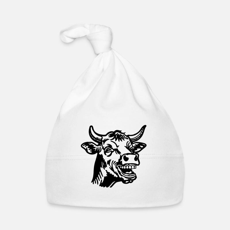 Cow Cows Organic Baby Cap