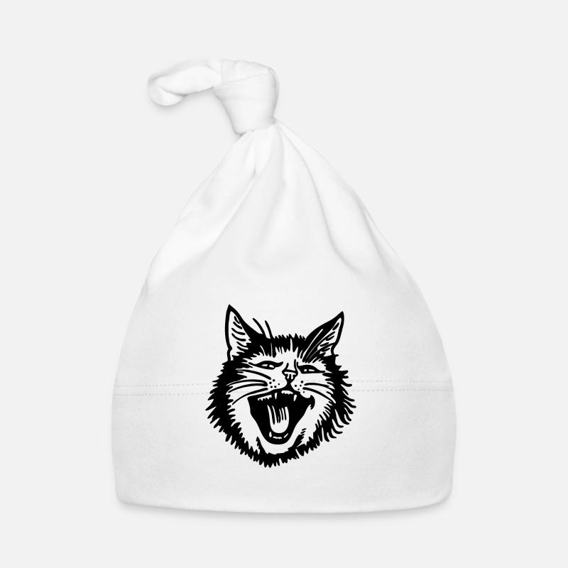 Chat Chats Chat Dame Chat Amoureux Chat Visage Bonnet bio Bébé