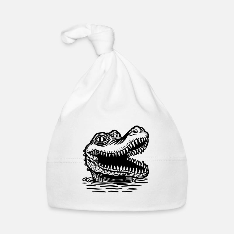 Krokodil Alligator Baby Bio-Mütze