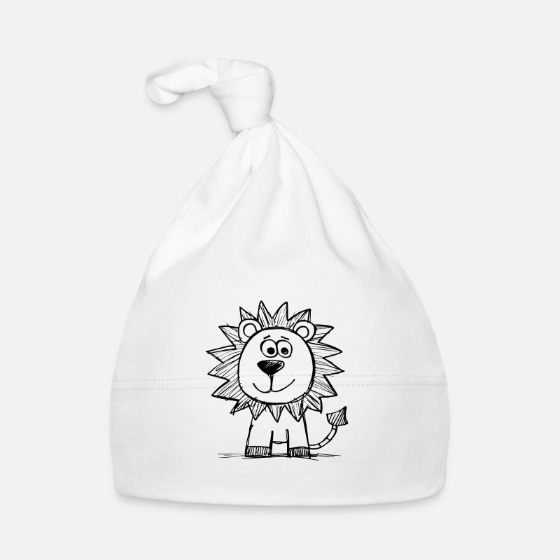 Lion Lion Head Organic Baby Cap
