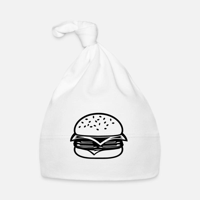 Hamburger Burger Baby Bio-Mütze