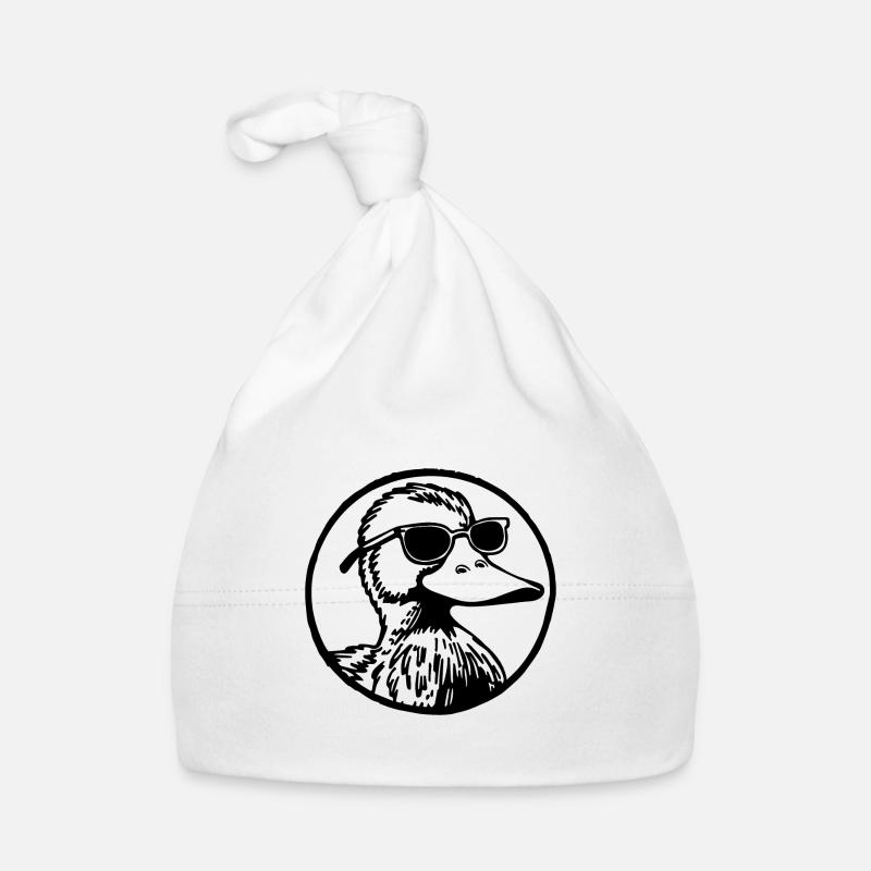 Anatra Anatre Cappellino ecologico per neonato