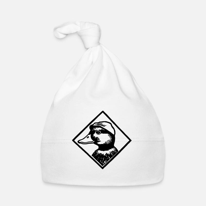 Anatra Anatre Cappellino ecologico per neonato