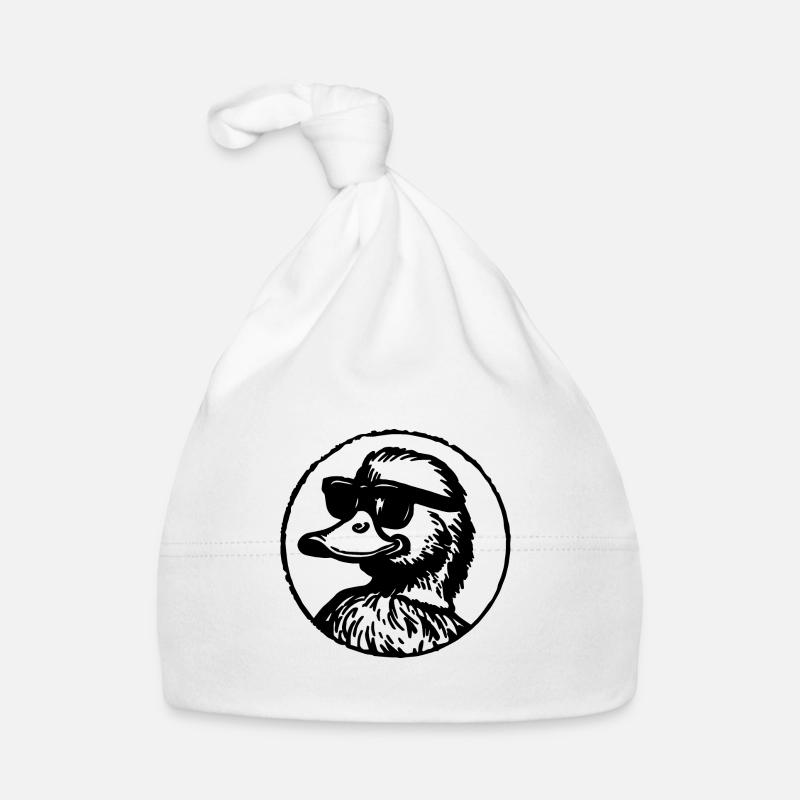 Anatra Anatre Cappellino ecologico per neonato