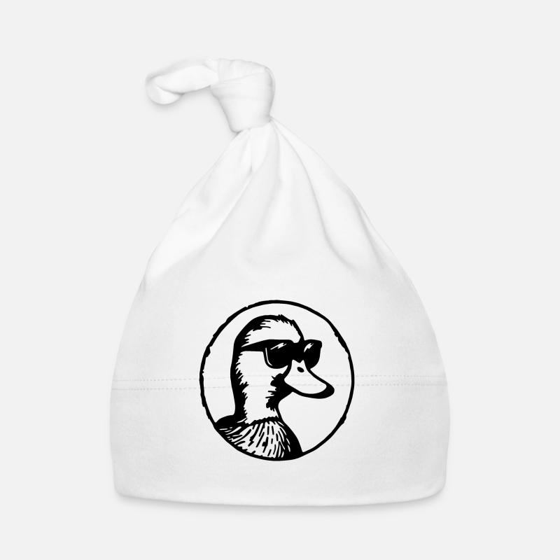 Anatra Anatre Cappellino ecologico per neonato