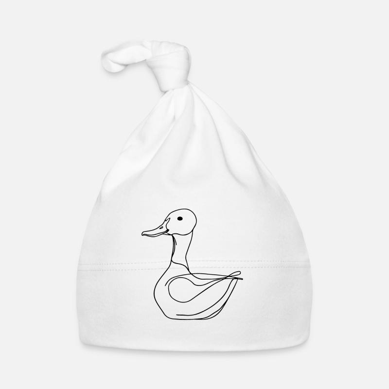 Anatra Anatre Cappellino ecologico per neonato