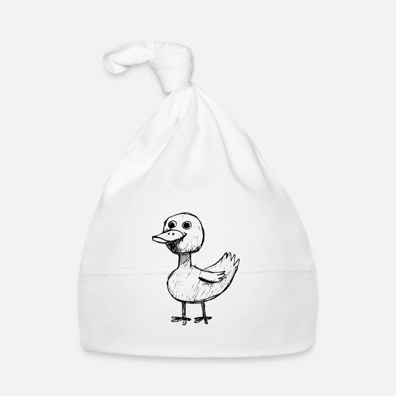 Anatra Anatre Cappellino ecologico per neonato