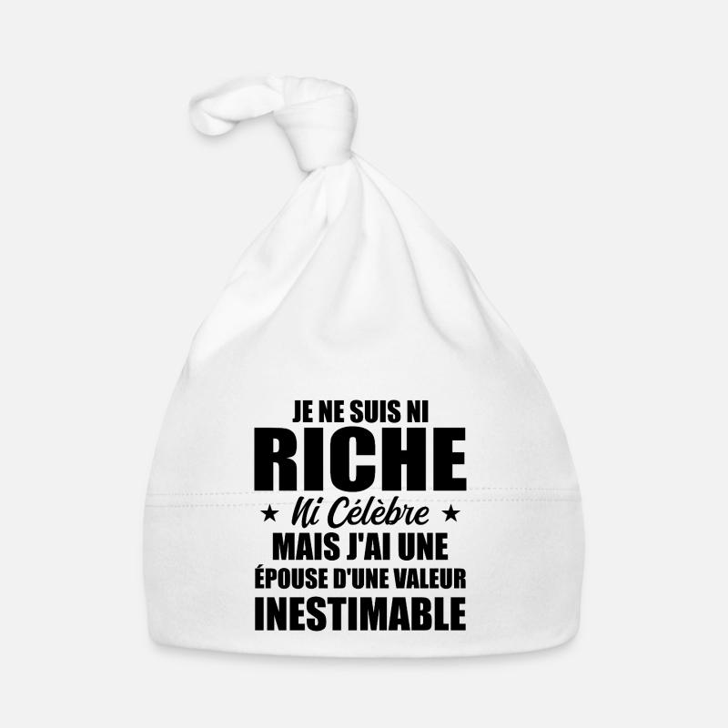 I'm neither rich nor famous humor Organic Baby Cap