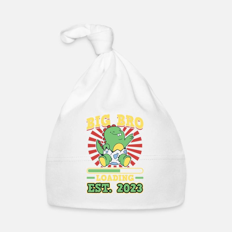Ich werde Großer Bruder 2023 Baby Bio-Mütze