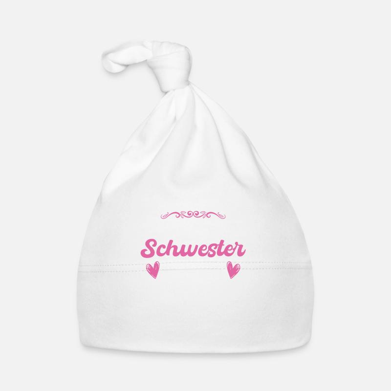 Ich werde Große Schwester 2023 Baby Bio-Mütze