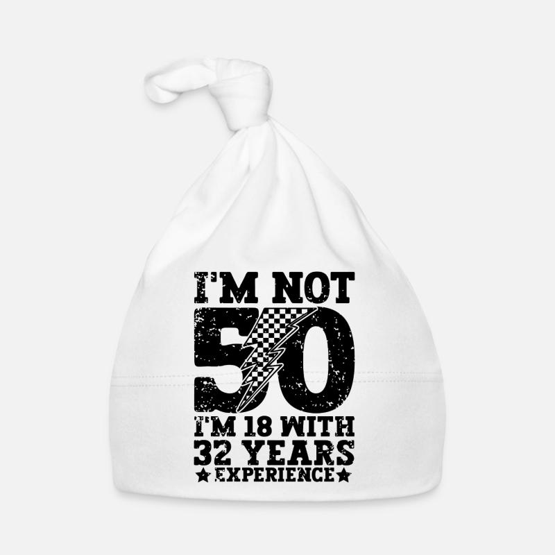 50. Geburtstag Baby Bio-Mütze