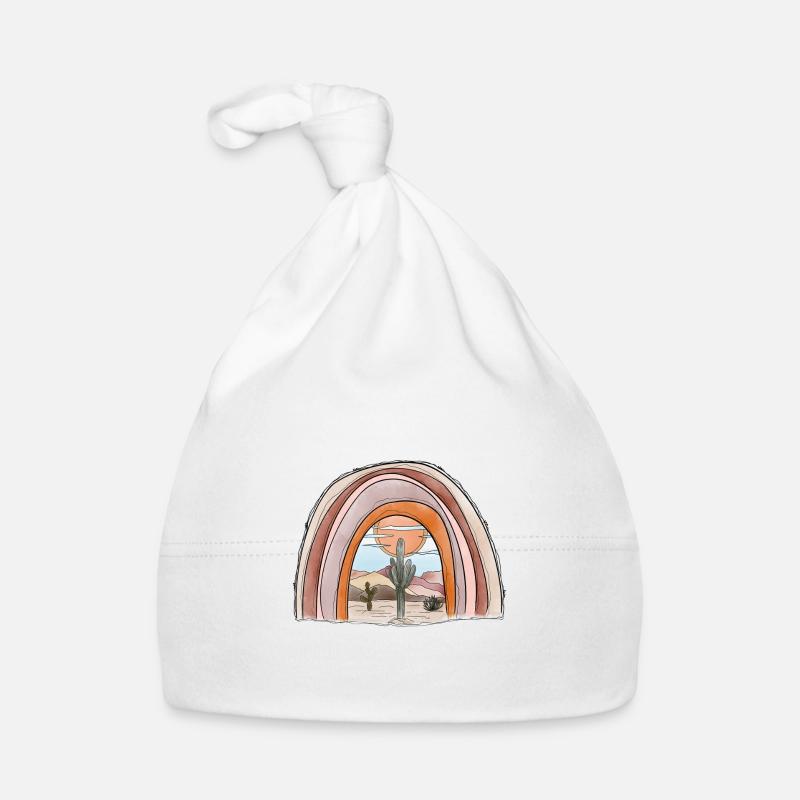 Arc-en-ciel de désert de Pastel Bonnet bio Bébé