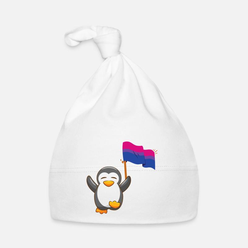 Pingouin bisexuel LGBT Bonnet bio Bébé