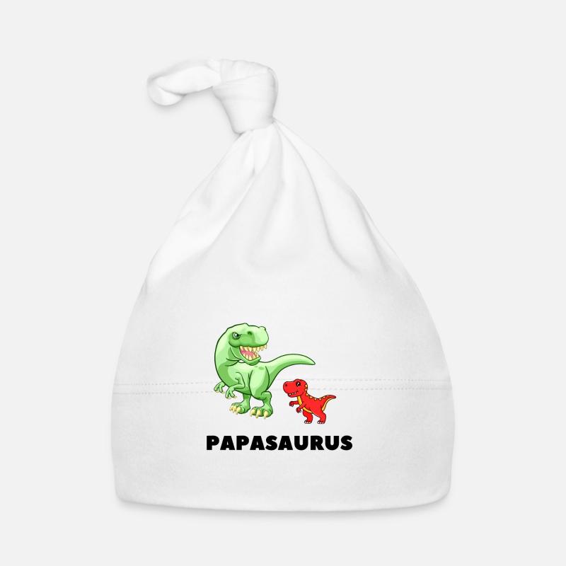 Papa Père Naissance Paternité Papasaurus Bonnet bio Bébé