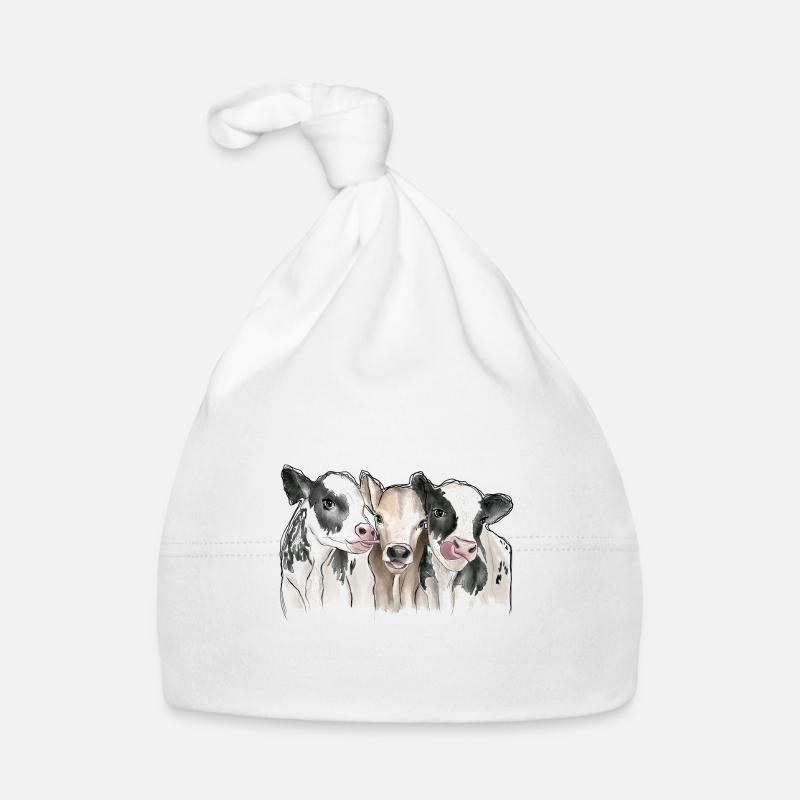 Amis de vaches Bonnet bio Bébé