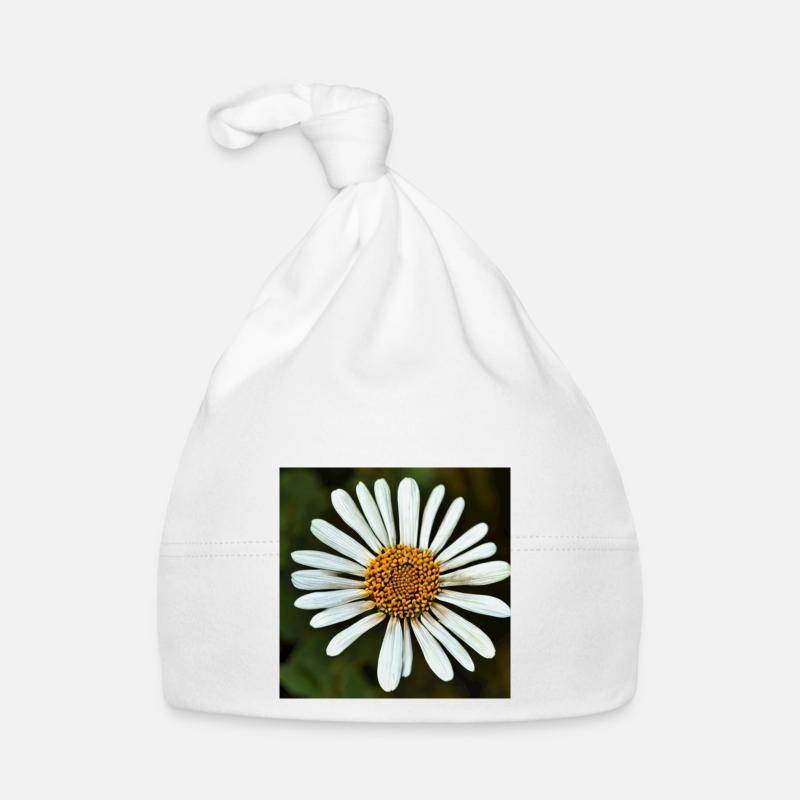 Flower that longs for light Organic Baby Cap