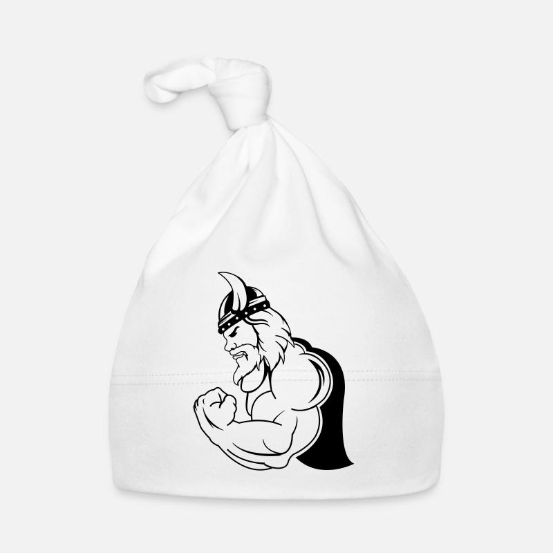 strong viking 01 Organic Baby Cap