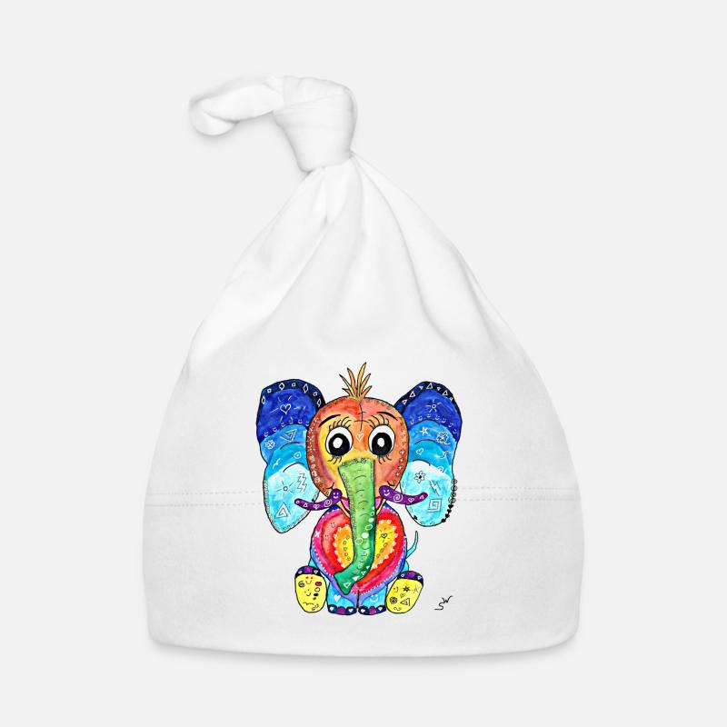 Happy Elephant Baby Bio-Mütze