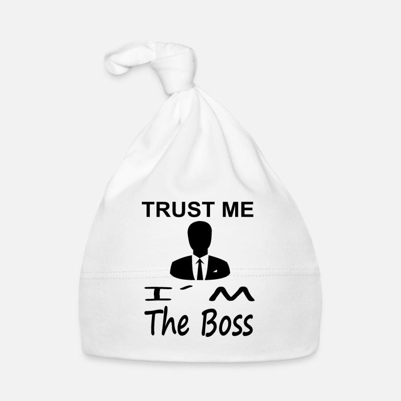 Vertrau mir ich bin der Boss Geschenkidee bin Chef Baby Bio-Mütze