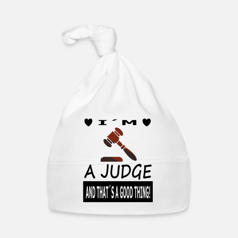 Ich bin Richter Richterin stolzer Richter Geschenk Baby Bio-Mütze