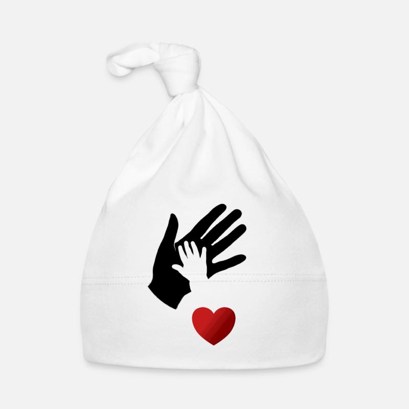 Mère et enfant Maternité Lait maternel Cadeau - Bonnet bio Bébé - blanc