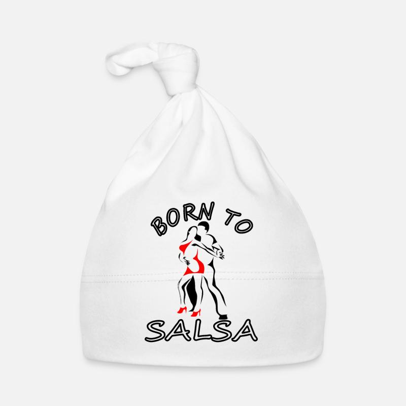 Salsa danse danse de salsa danse j’aime cadeau de salsa - Bonnet bio Bébé - blanc