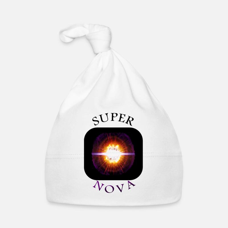 Supernova Sterne Massensterne Himmel Geschenkidee Baby Bio-Mütze