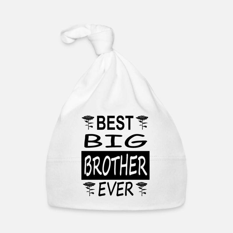 großer Bruder Big Brother bester Bruder Geschenk Baby Bio-Mütze