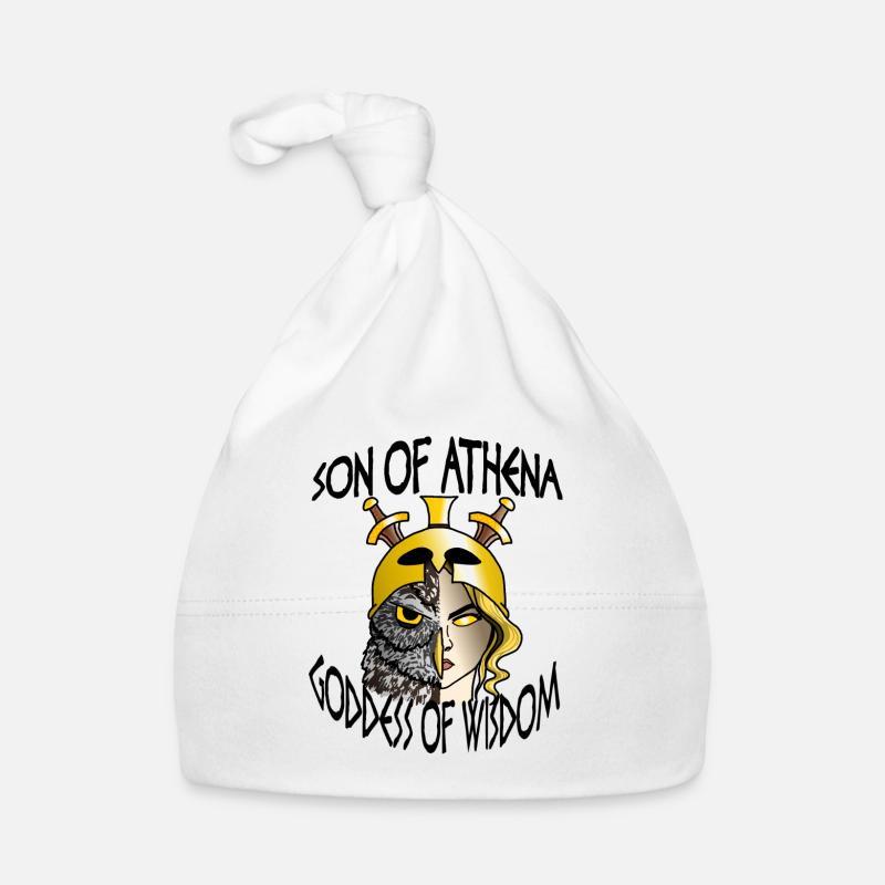 Figlio di Atena - Cappellino ecologico per neonato - bianco