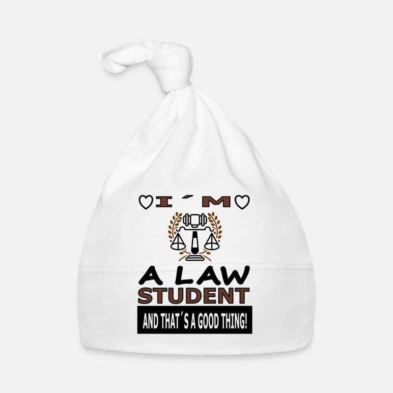 Ich bin Jura Student Jura studieren Geschenkidee Baby Bio-Mütze
