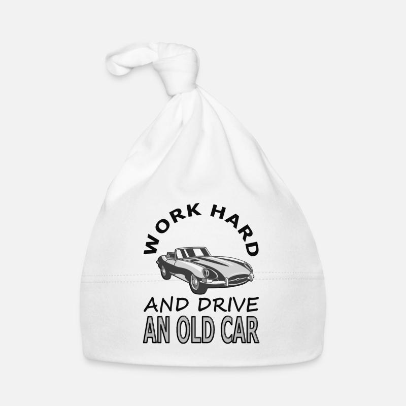 Oldtimer altes Auto Spruch Autofahrer Sprüche gift Baby Bio-Mütze