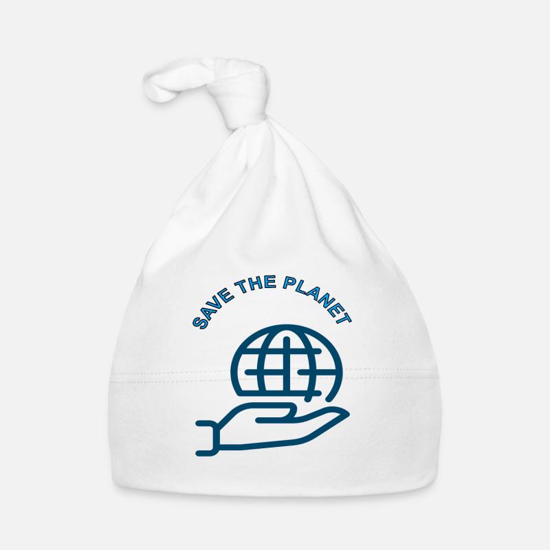 Saving the World Conservation Climate Change Gift Organic Baby Cap